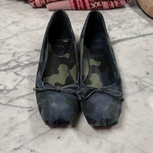 Camouflage Ballet Flats